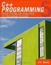 Cover art for C++ Programming: From Problem Analysis to Program Design (Introduction to Programming)