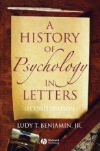 Cover art for A History of Psychology in Letters