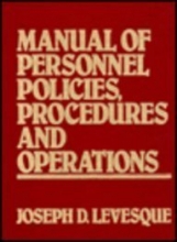 Cover art for Manual of Personnel Policies, Procedures, and Operations