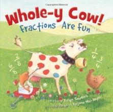 Cover art for Whole-y Cow! Fractions are Fun