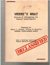 Cover art for Where's what: Sources of information for Federal investigators