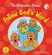 Cover art for The Berenstain Bears Follow God's Word (Berenstain Bears/Living Lights)