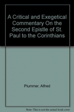 Cover art for A critical and exegetical commentary on the Second epistle of St. Paul to the Corinthians (The International critical commentary)