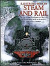 Cover art for Illustrated book of steam and rail: The history and development of the train and an evocative guide to the world's great train journeys