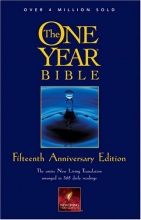 Cover art for The One Year Bible Fifteenth Anniversary Edition NLT