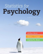 Cover art for Statistics for Psychology, 6th Edition