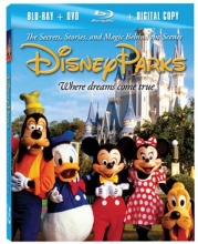 Cover art for Disney Parks: The Secrets, Stories and Magic Behind the Scenes [Blu-ray plus DVD and Digital Copy]