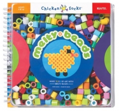 Cover art for Chicken Socks Melty Beads Activity Book