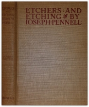 Cover art for Etchers and Etching. Chapters in the history of the art, together with technical explanations of modern artistic methods. Fourth edition. (The Graphic Arts Series. II.)