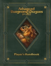 Cover art for Premium 2nd Edition Advanced Dungeons & Dragons Player's Handbook (D&D Core Rulebook)