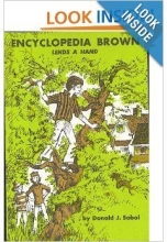 Cover art for Encyclopedia Brown lends a hand,