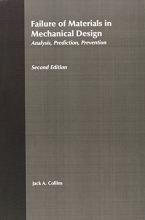 Cover art for Failure of Materials in Mechanical Design: Analysis, Prediction, Prevention, 2nd Edition