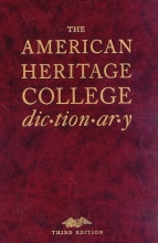 Cover art for The American Heritage College Dictionary
