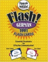 Cover art for Speak in a Week! Flash! German: 1001 Flash Cards (German and English Edition)
