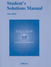 Cover art for Student Solutions Manual for Algebra and Trigonometry