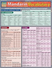 Cover art for Mandarin Vocabulary (Quickstudy: Academic)