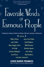 Cover art for Favorite Words of Famous People: A Celebration of Superior Words from Writers, Educators, Scientists, and Humorists