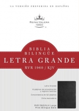 Cover art for RVR 1960/KJV Biblia Bilinge Letra Grande, negro imitacin piel (Spanish Edition)