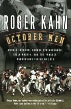 Cover art for October Men: Reggie Jackson, George Steinbrenner, Billy Martin, and the Yankees' Miraculous Finish in 1978