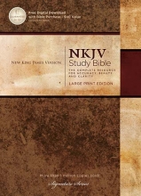 Cover art for NKJV Study Bible, Large Print, Hardcover: Large Print Edition