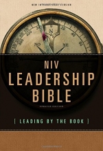 Cover art for NIV, Leadership Bible, Hardcover: Leading by The Book