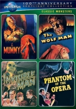 Cover art for Classic Monsters Spotlight Collection  / The Wolf Man / The Invisible Man / Phantom of the Opera (1943))