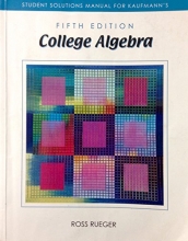 Cover art for Ssm College Algebra 5 E