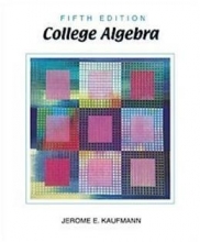 Cover art for College Algebra (with CD-ROM, Make the Grade, and InfoTrac)