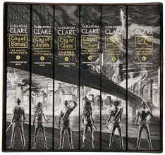 Cover art for The Mortal Instruments, the Complete Collection: City of Bones; City of Ashes; City of Glass; City of Fallen Angels; City of Lost Souls; City of Heavenly Fire