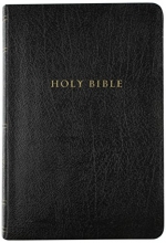 Cover art for Holy Bible: King James Version Handsize Giant Print Black Bonded