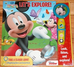 Cover art for Mickey Mouse Clubhouse Let's Explore Take a Closer Look a Magnifying Glass and Sound Book