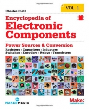 Cover art for Encyclopedia of Electronic Components Volume 1: Resistors, Capacitors, Inductors, Switches, Encoders, Relays, Transistors
