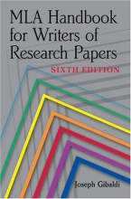 Cover art for MLA Handbook for Writers of Research Papers