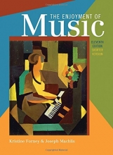 Cover art for The Enjoyment of Music: An Introduction to Perceptive Listening (Shorter Eleventh Edition)