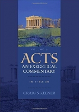 Cover art for Acts: An Exegetical Commentary: 15:1-23:35