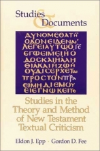 Cover art for Studies in the Theory and Method of New Testament Textual Criticism (Studies and Documents)