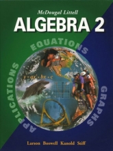 Cover art for McDougal Littell Algebra 2: Applications, Equations, Graphs