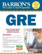 Cover art for Barron's GRE, 20th Edition