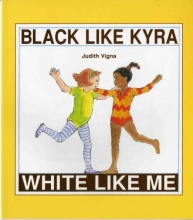 Cover art for Black Like Kyra, White Like Me (Albert Whitman Concept Paperbacks)