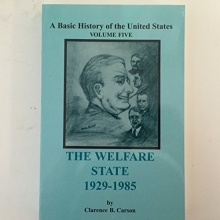Cover art for The Welfare State 1929-1985 (A Basic History of the United States)