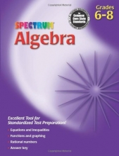 Cover art for Spectrum Algebra Workbook, Grades 6-8