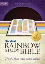 Cover art for KJV Standard Rainbow Study Bible, Brown Bonded Leather