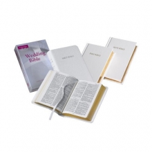 Cover art for KJV Wedding Bible KJ13W white French Morocco leather