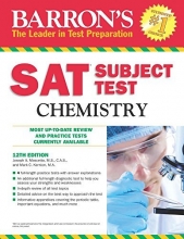Cover art for Barron's SAT Subject Test Chemistry, 12th Edition