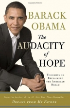 Cover art for The Audacity of Hope: Thoughts on Reclaiming the American Dream