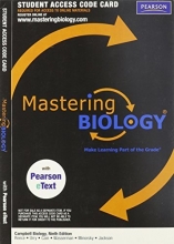Cover art for Masteringbiology (R) with Pearson Etext S