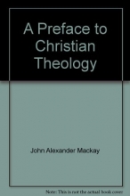 Cover art for A Preface to Christian Theology