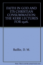 Cover art for Faith in God and Its Christian Consummation.