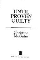 Cover art for Until Proven Guilty