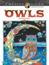 Cover art for Creative Haven Owls Coloring Book (Adult Coloring)